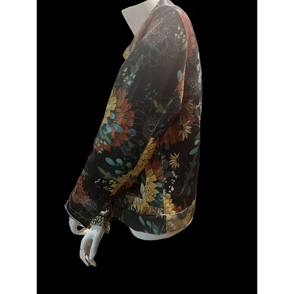 Adore leather jacket w sunflowers - Picture 6 of 9